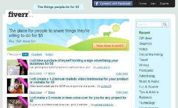 Make money with fiverr